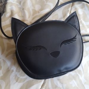 Cat crossbody purse